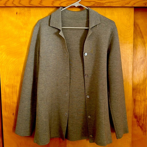 Sweaters - Vintage wool cardigan, shirt jacket, shacket, sweater